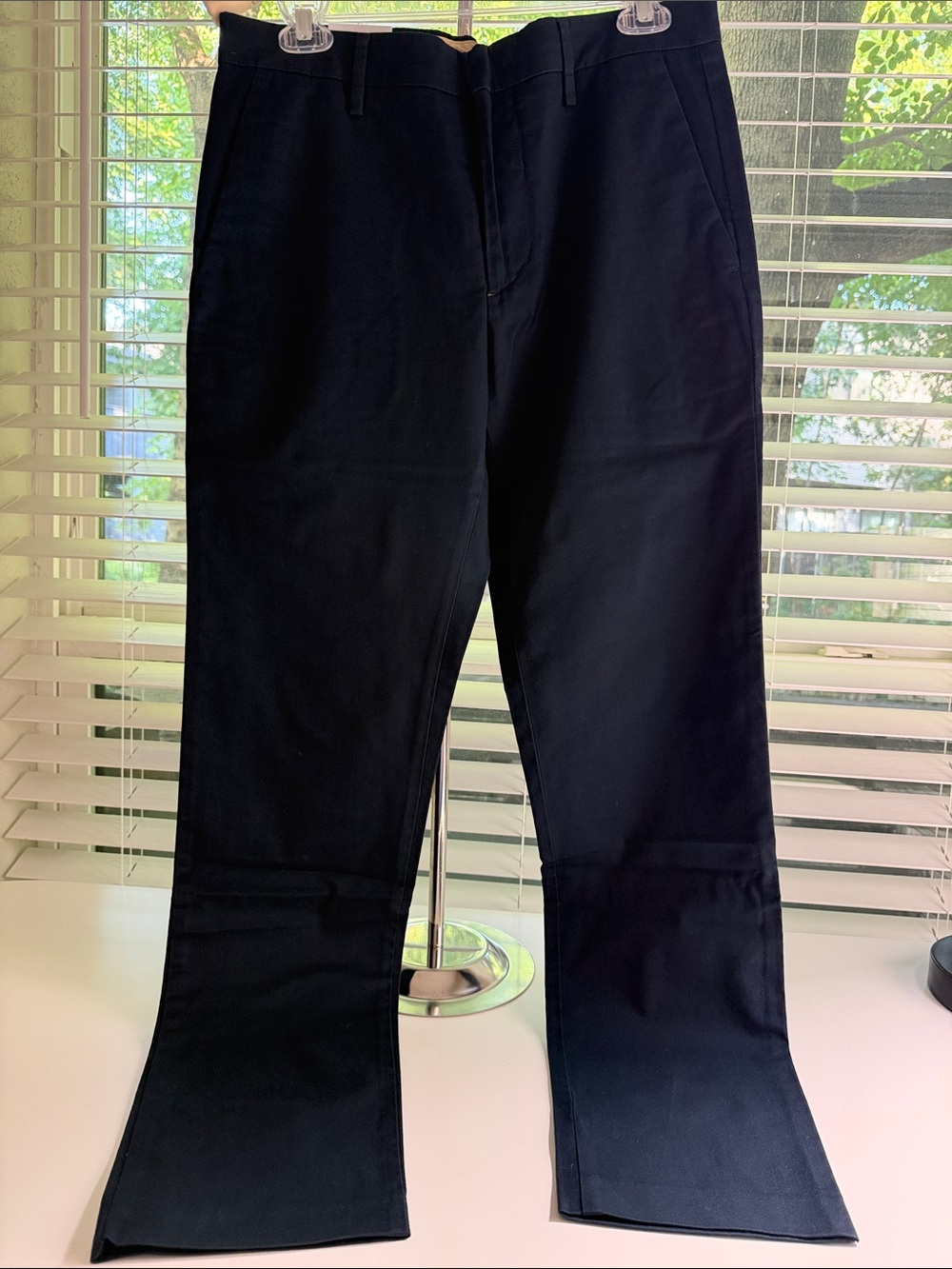Men's Black Chinos - Tailored Straight Fit